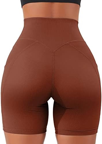 מכנסי כושר קצרים נשים מכנסי כושר חלקים לנשים ברשת דחיסה נושמת בקרת בטן אימון מכנסיים אתלטיים קצרים