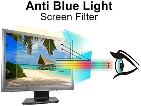 אנטי כחול אור מסך מסנן עבור 23 אינץ מסכי מחשב,להקל על לחץ בעיניים לעזור שינה טוב יותר מסך רחב מסך מגן