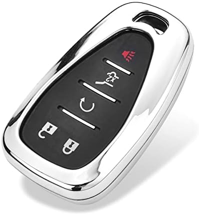 Royalfox 3 4 5 6 כפתורים 3d Bling Biled Diamond Shinnesones Mirly Smart Smart Key Key FOB כיסוי