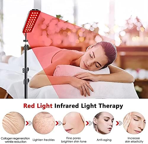 מכשיר לטיפול באור אדום עם מכשיר אור אינפרא אדום לכוונון לכיבוי גוף להקל על הגוף התחדשות עור מכונת