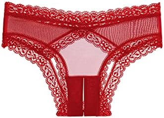 תחתונים חצופים לנשים רואים דרך עיצוב דק אולטרה נושם פס פס תחתוני חגורה אלסטית גבוהה חוטיני תחרה סקסית