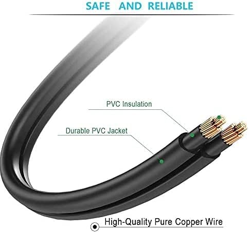 מתאם PPJ AC/DC עבור D-Link DIR-890L/R אלחוטי AC3200 Ultra Tri-band Gigabit נתב כבל אספקת חשמל כבל PS מטען