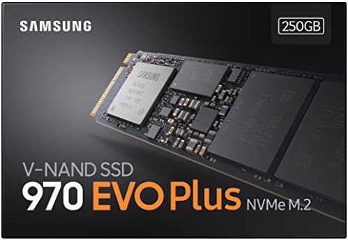 Samsung 970 Evo Plus SSD 250GB NVME M.2 כונן מצב מוצק פנימי עם טכנולוגיית V-NAND, אחסון והרחבת זיכרון למשחקים,