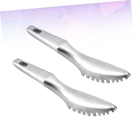 קבילוק 2 יחידות ניקוי כלי מהיר סולמות קילוף כלי דגי מגרד בקנה מידה מגרד מסיר שיניים מנקה כסף