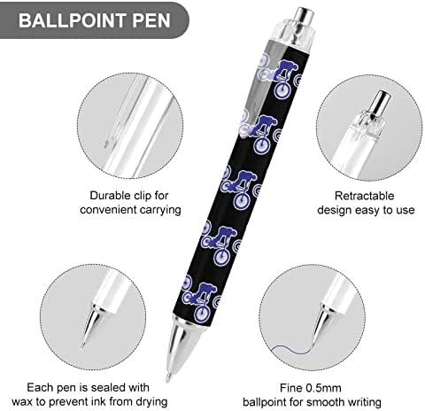 I LVOE BMX PEN PEN נשלף עט עט עט עט עט דיו כחול נייד למשרד ביתי 1 מחשבים