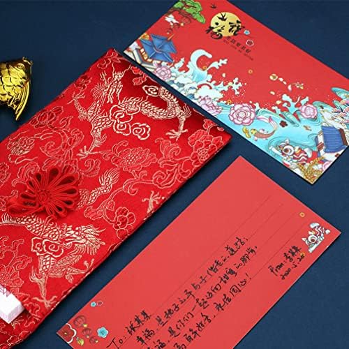 טויוויאן חתונת דקור משי אדום מעטפות הסיני הונגבאו: מזל מעטפות סיני אלמנט מתנה מעטפות עבור חג המולד לשנה חדשה סיני