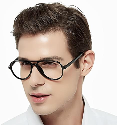 אוקסי קיארי אופטי משקפי מסגרת חנון משקפיים לגברים נשים עם עדשה ברורה