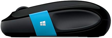 מיקרוסופט מפסל עכבר נוחות - שחור. עיצוב נוח, כרטיסיית מגע של Windows Touch הניתנת להתאמה אישית,