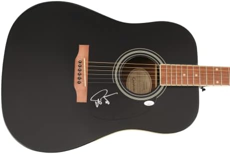 טריי אנסטסיו חתם על חתימה בגודל מלא גיבסון אפיפון גיטרה אקוסטית ב/ ג 'יימס ספנס אימות ג' יי. אס.