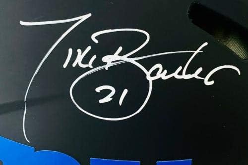 טיקי ברבר חתם על הקסדה האותנטית של ניו יורק ג ' איינטס