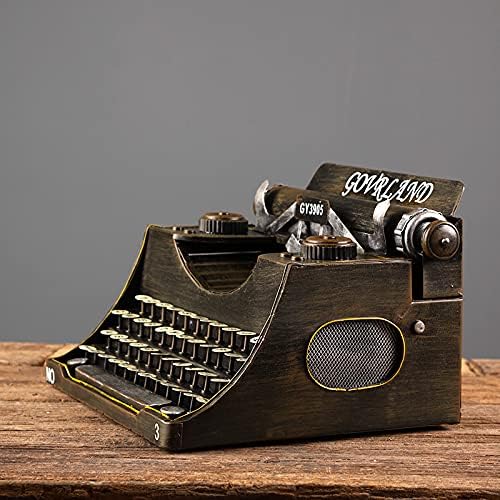 מודל מכונת כתיבה וינטג 'רטרו רטרו, אבזרי יד מודל קישוט רטרו, קישוטים לקישוט הבית