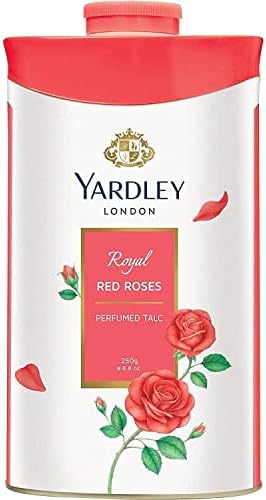 יארדלי לונדון רויאל אדום ורדים טלק 250 גרם