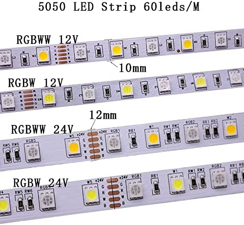 5050 RGBWW RGB+לבן חם 150RGB+150 WARM לבן LED 5M 16.4ft 60LEDS/M אורות LED רב-צבעוניים אורות