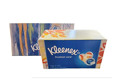 Kleenex-Lissue טיפול מהימן רך, חזק 2 שכבות, 230 רקמות פנים-2 תיבות