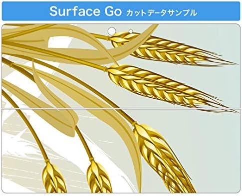 כיסוי מדבקות Igsticker עבור Microsoft Surface Go/Go 2 עורות מדבקת גוף מגן דק במיוחד 001295 צמח סתיו חיטה