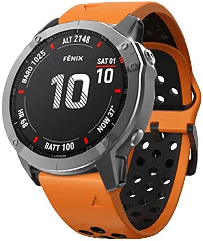 Ezzon Silicone 26 ממ 22 ממ מהיר שחרור מהיר שעון שעון עבור Garmin Fenix ​​6 6S 6x Pro 5x 5 5plus