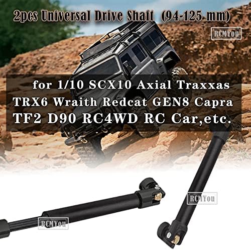 שדרוג כונן סורק RC 105-155 ממ שדרוגים עבור 1/10 צירי SCX10 2 Redcat D90 Gen7/Pro RC4WD GEN8 SCX10-II,