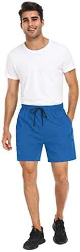 אימון לגברים של Coorun מפעיל מכנסיים קצרים מהיר של מכנסי ספורט יבש שופע ללבוש אתלטי עם כיסי רוכסן S-XXL