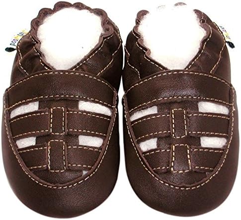 עור נעליים סוליות רכות עור ילדה תינוקת תינוק ילדים ילדים פעוטות עריסה ראשונה מאמן מתנה בז 'בז'