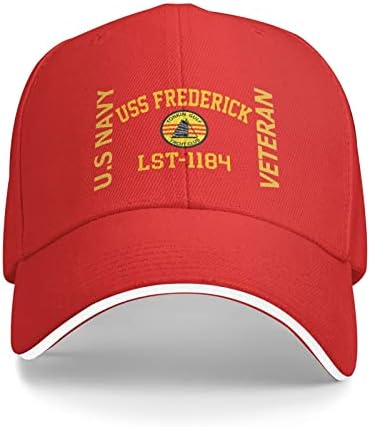 USS FREDERICK LST-1184 UNISISEX JEANS CAPS CAPS CAPS CAPS CAPS