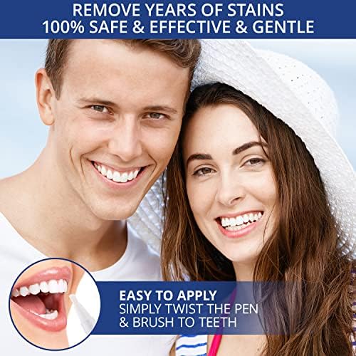 עט מלבין שיניים 4 חבילה, להאיר את החיוך שלך בשבוע אחד בלבד עם עטים הלבנת שיניים - מהיר, עדין, אמייל
