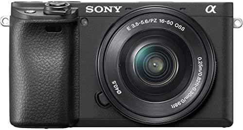 Sony A6400 מצלמה נטולת מראה w/E PZ 16-50 ממ f/3.5-5.6 עדשת OSS + E 55-210 ממ f/4.5-6.3 עדשת OSS + 2x 64GB זיכרון