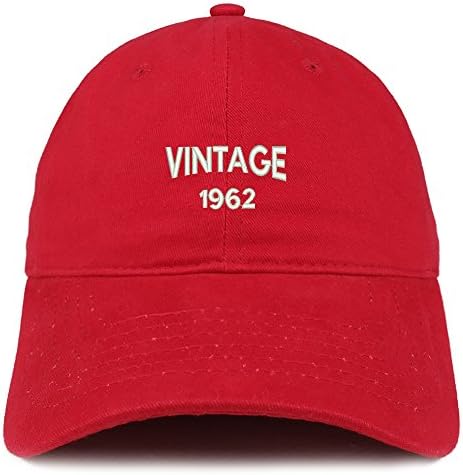 טרנדי הלבשה חנות קטן בציר 1962 רקום 61 יום הולדת מתכוונן כותנה כובע