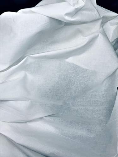 סאל טקס בדים, לבן מוסלין 120 רחב כותנה יריעות, בד, מוכר על ידי חצר