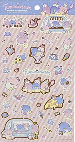 Sanrio Tuxedosam Steal Pet Steal Seal 1 Sheets 46 יח '