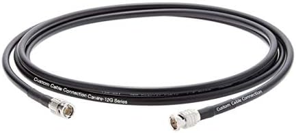 50 רגל Canare 12G-SDI 4K UHD Video BNC COAX כבל שנמכר על ידי חיבור כבלים מותאם אישית