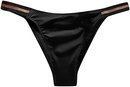 קויפימל נשים ביקיני תחתוני תחרה חוטיני רקמה סקסי מפשעת תחתונים נמוך מותניים רשת חוטיני תחתונים-שחור,