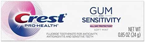 קרסט פרו בריאות מסטיק ורגישות משחת שיניים לשיניים רגישות, רך מנטה , נסיעות גודל 0.85 עוז-חבילה של 2