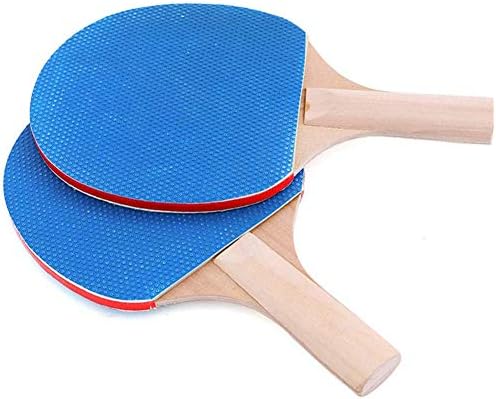 WLKQ נייד פינג פונג משוט עם שולחן נטו נשלף לכל מקום 2 מחבטי טניס טניס 6 מחבטי 6 כדורים מאמן