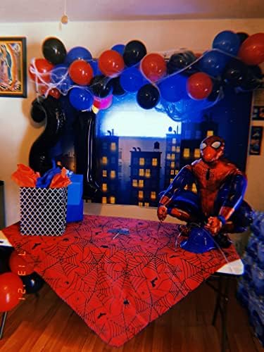 סופר גיבור עיר צילום רקע יפה ירח סופרמנים נושא רקע ילד מסיבת יום הולדת באנר תמונה סטודיו אבזרי ויניל 7 *