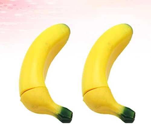 Pretyzoom 3pcs בננה קונדס בדיחות צעצוע בננה בננה בננה פלסטיק אבזרי צילום צעצועים