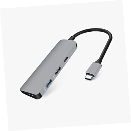 Solustre 4 1 USB C למתאם USB לממיר סוג C להתאם למתאם USB אפור USB
