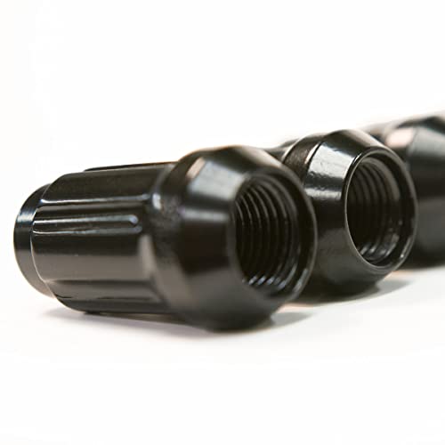 פלקון רידג ' סט של 16 אגוזי זיז שחורים עם מפתח שקע-שזור עם בסיס מחודד אגוז זיז גלגל טרקטורונים