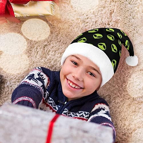 סימטרי זר קטיפה חג המולד כובע שובב ונחמד סנטה כובעי עם קטיפה ברים ונוחות אוניית חג המולד קישוט