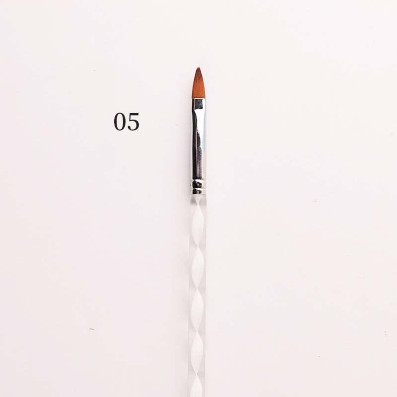 הארכת אקריליק נייל אמנות אוניית מברשת 3 דק קו ציור עט צרפתית פס ג ' ל ציור מברשות בניין כלים
