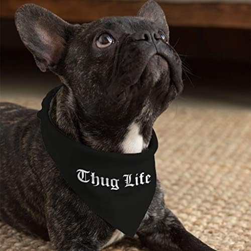 בריון חיים לחיות מחמד בנדנה-ישן אנגלית גופן כלב בנדנה-טקסט עיצוב לחיות מחמד צעיף