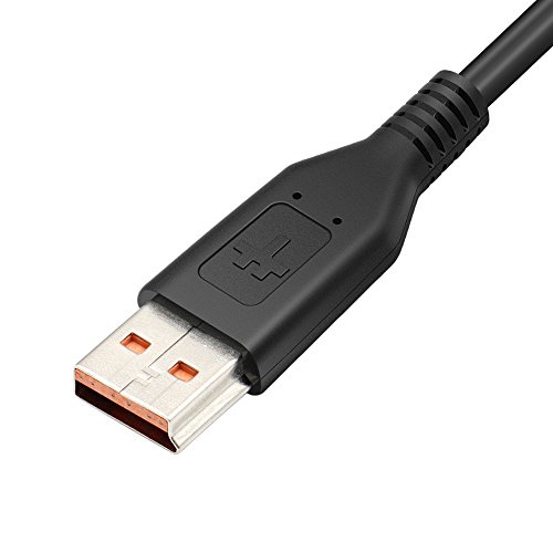 כבל חשמל של מטען Zozo USB 8.2ft כבל USB עבור Lenovo Yoga 3 Pro, Yoga 3 11, Yoga 3 14, Yoga 3-1470,