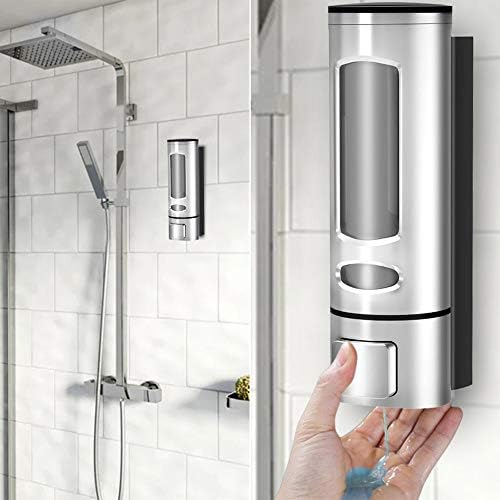 HID 400 מל מתקן סבון קיר הרכבה על מקלחת אמבטיה מתקן שמפו מיכל סבון נוזלי חדר רחצה אמבטיה,