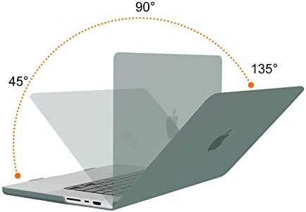 Mosiso תואם ל- MacBook Pro 16 אינץ 'מארז 2023 2022 2021 שחרור M2 A2780 A2485 M1 PRO/MAX CHIP מזהה מזהה, מעטפת