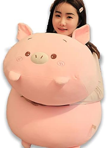 Fedalust 9 '' חיות ממולאות לבנות, דברים חמודים כרית חזיר חיית מחמד, חזיר ממולא אנדל קטיפה צעצועי