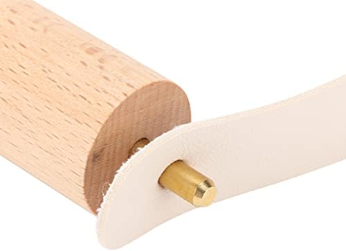 מחזיק נייר עץ מעצב וינטג 'מעמד נייר טואלט מעץ עם ברגים לשירותים ביתיים