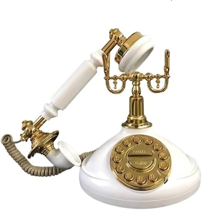 Lukeo Retro משרד ביתי עתיק טלפון אירופאי לובי מלון עתיק פעמון מכני יציר