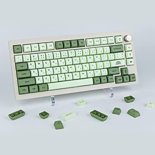 ג 'ולינטל ירוק יפני מפתחות 127 מפתחות, פ. ב. ט. מאצ' ה מפתחות, פ. ב. ט. פרופיל מפתחות, צבע סובלימציה