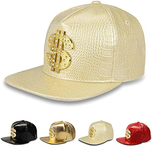 כובע היפ הופ, כובע שטוח שוליים, כובע רוק, כובע סנאפבק מתכוונן לגברים ולנשים