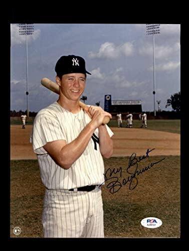 Bobby Murcer PSA DNA חתום 8x10 צילום ינקי חתימה - תמונות MLB עם חתימה