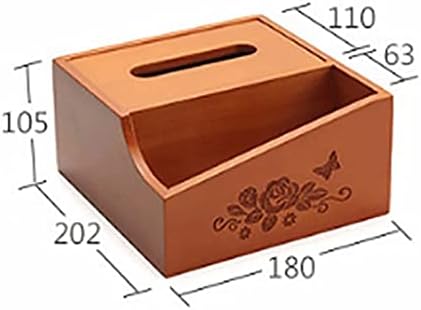 SawQF מעץ רקמות קופסאות אחסון מארגן קאדי ללידה של אמבטיה שולחן מעמד לילה מחזיק עט שלט מרחוק עט